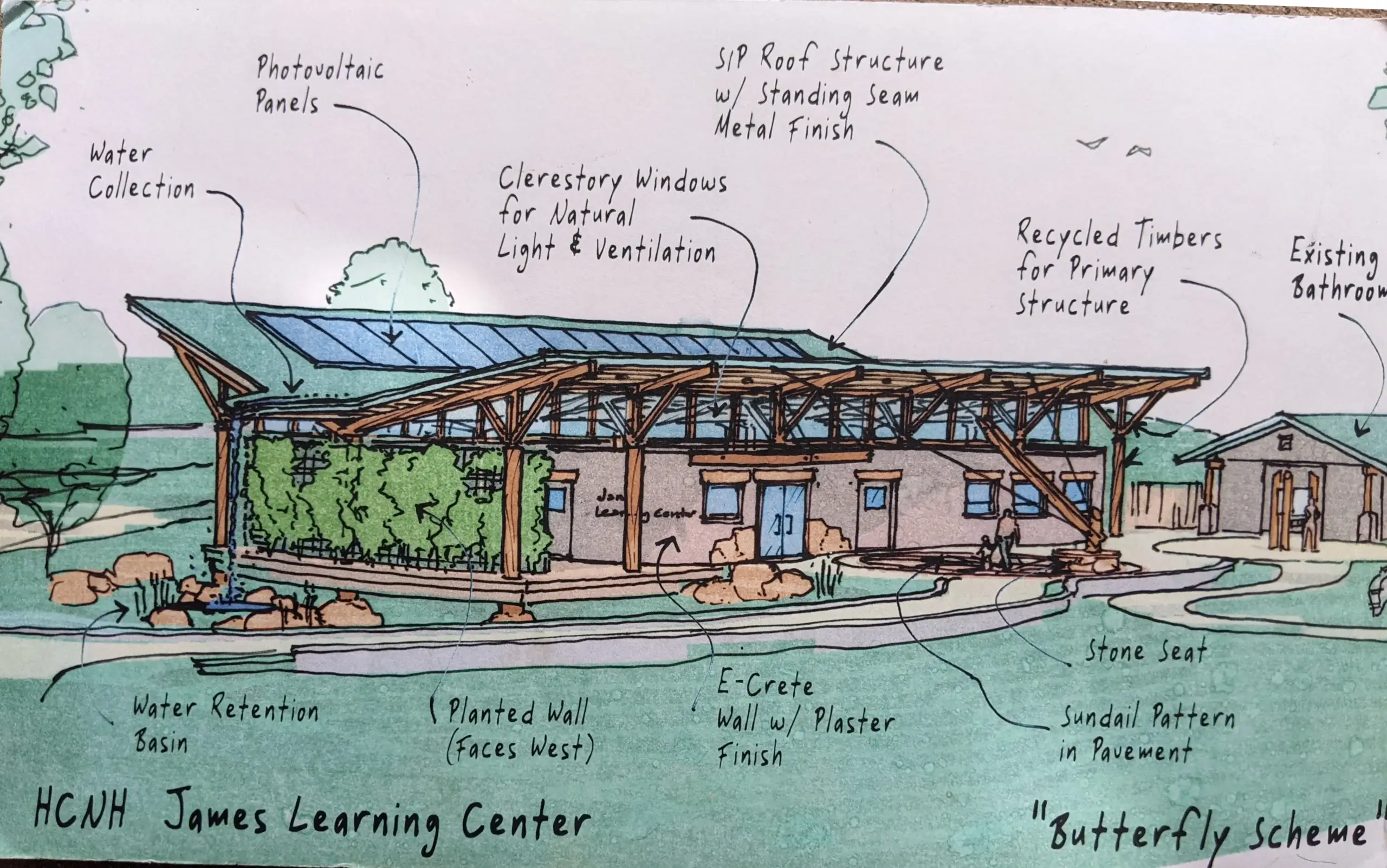 Front entrance of John Hancock Barber shop inside Founding Fathers Collective in Prescott