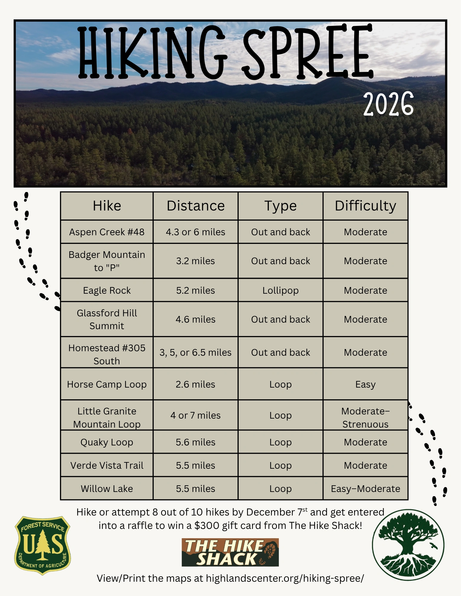 2026 Hiking Spree
